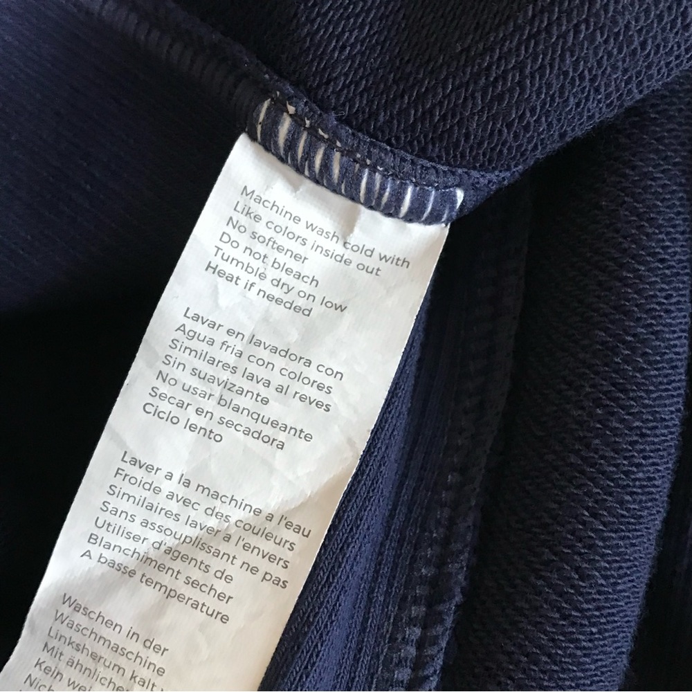 Fabletics Men's The Courtside Crew Neck L/S Sweatshirt Blue Size Large EUC - Picture 8 of 11